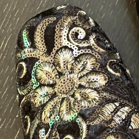 Stuart Weitzman Pipe Mulearky Flat Mule - Picture 5 of 11